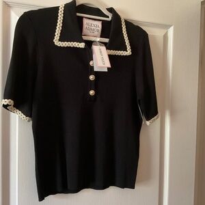Alexia Admor collar blouse